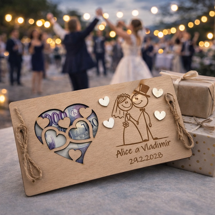 Svatební přání na peníze_bílá